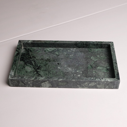 Rectangular Marble Tray Green 28cm x 15.5cm