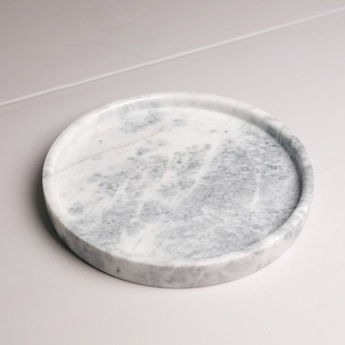 Round Marble Tray 10"