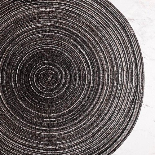 Round Woven Placemat Large Blue