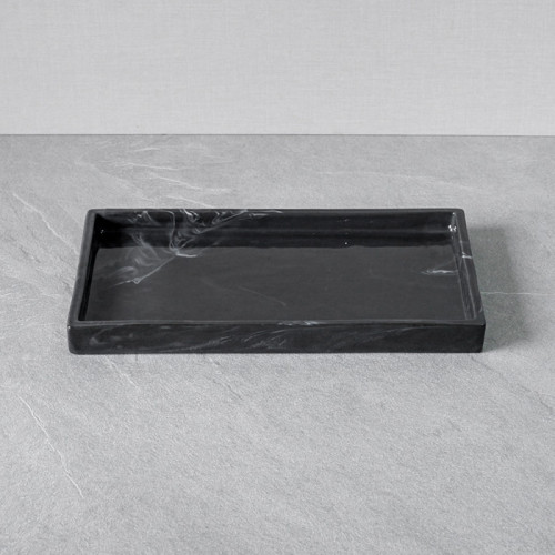 Sierra Decorative Tray Rectangular 11" - Black