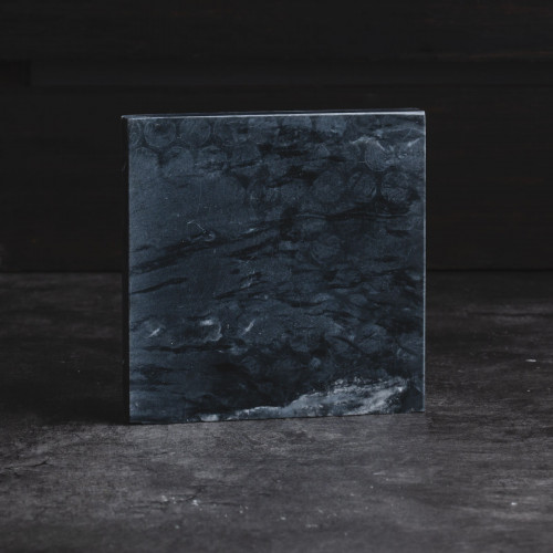 Square Marble Coaster Black