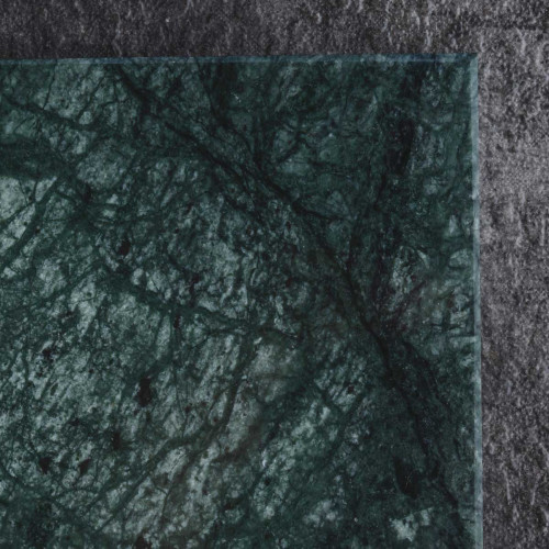 Square Marble Coaster Green