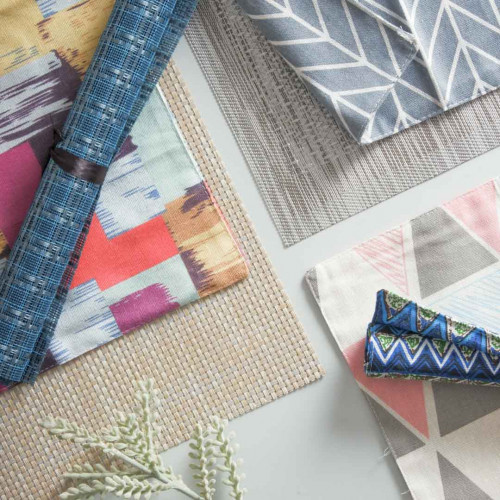 Table Placemat Colorful Triangles