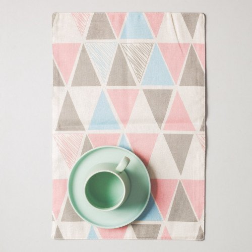 Table Placemat Colorful Triangles 3