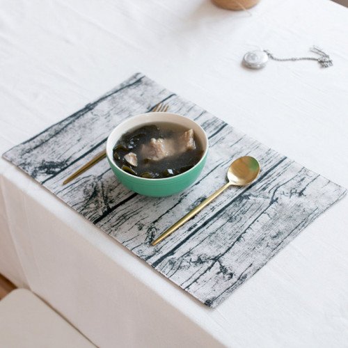 Table Placemat Wood Grain