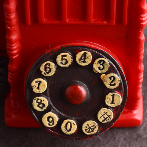 Telephone Box Red Table Décor
