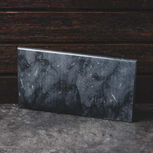 Thin Rectangular Marble Board Black 29cm x 15.5cm