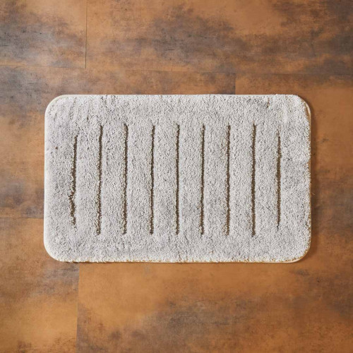Utopia Light Gray Bath Rug