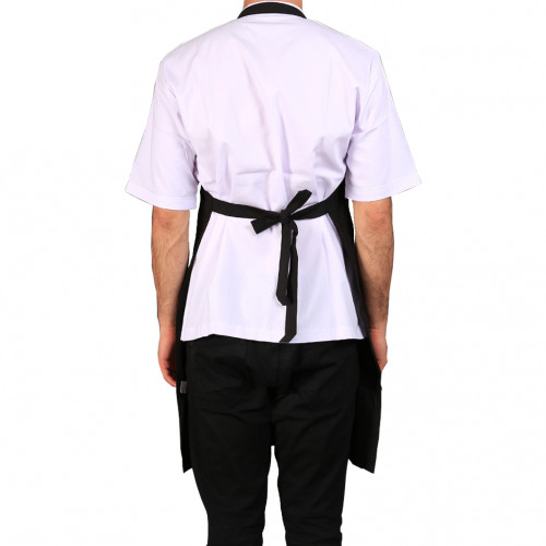 Gold Long Apron Black 3