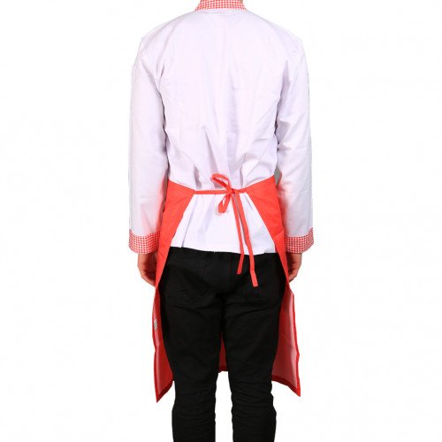 Opal Half Long Apron Red 3