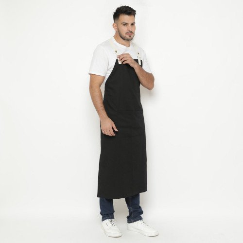Carroll Kitchen Apron Black 3