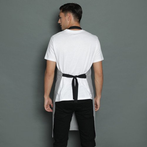Brooklyn Full Kitchen Apron Grey - Black 2