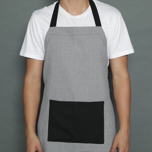Brooklyn Full Kitchen Apron Grey - Black 5