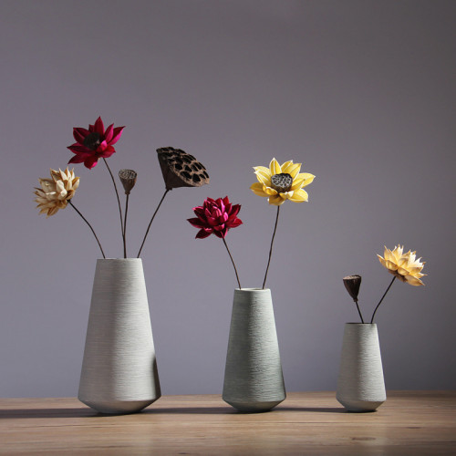 Asagao Pottery Style Vase 12