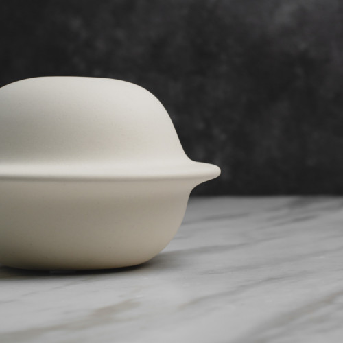 Beige Orb Table Décor Vase 5