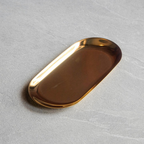 Gold Oval Jewelry Tray 4