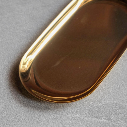 Gold Oval Jewelry Tray 9