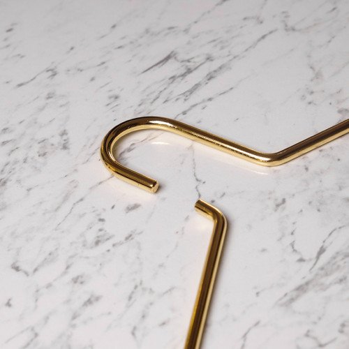 Gold Plated Metal Coat Hanger 6