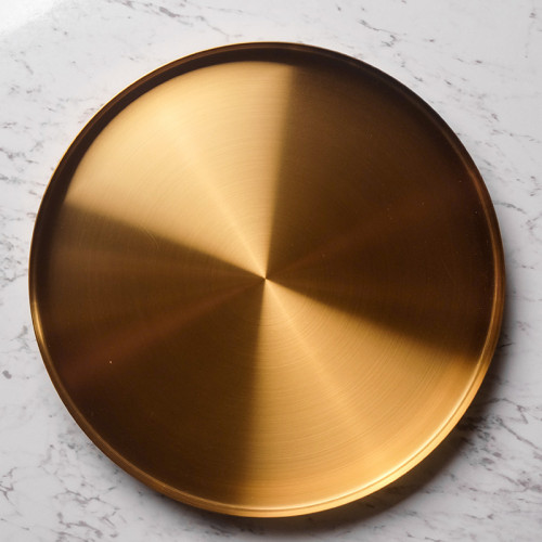 Gold Round Jewelry Tray 11