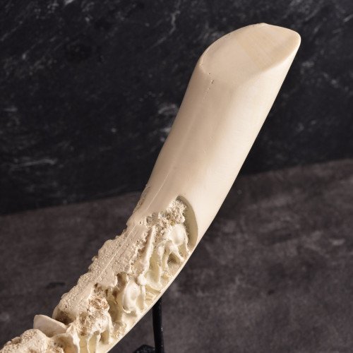 Ivory Tusk Antique Standing Décor 9