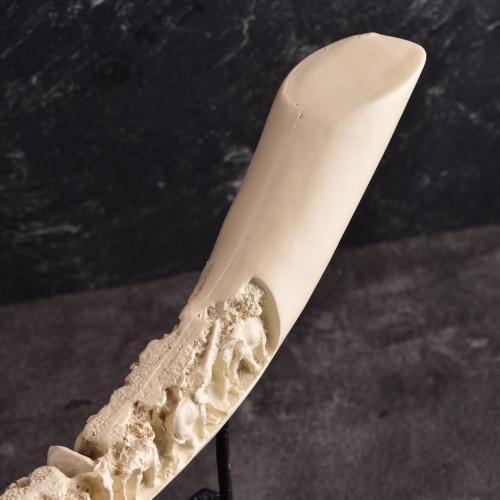 Ivory Tusk Antique Standing Décor 9