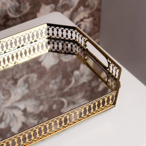 Modern Mirror Tray Round 32cm 4