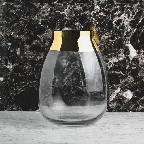 Mythical Glass 0502 Flower Vase Violet