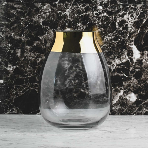 Mythical Glass 0503 Flower Vase Lavender