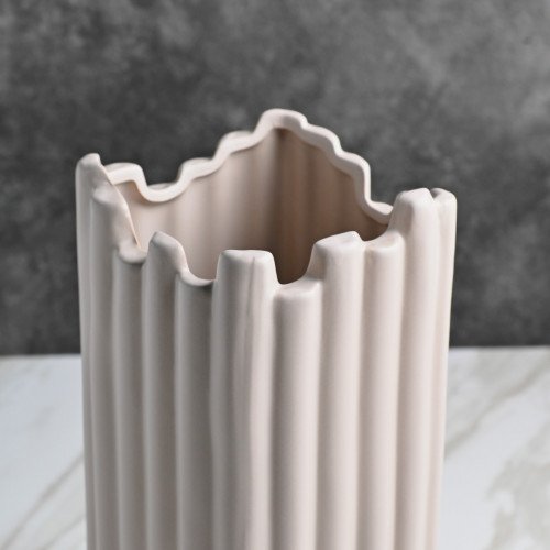 Pewter Decorative Vase Large Dark Gray 2