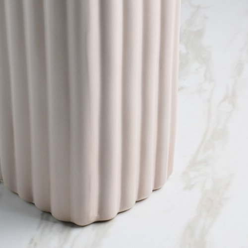 Pewter Decorative Vase Large Beige 3