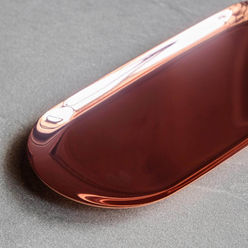 Rose Gold Oval Jewelry Tray 7
