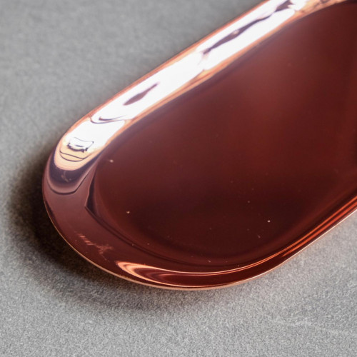 Rose Gold Oval Jewelry Tray 5