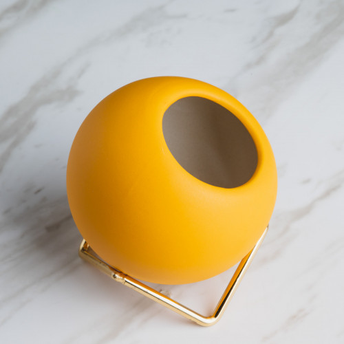 Sphere Vase Room Décor #2 Tangerine 3