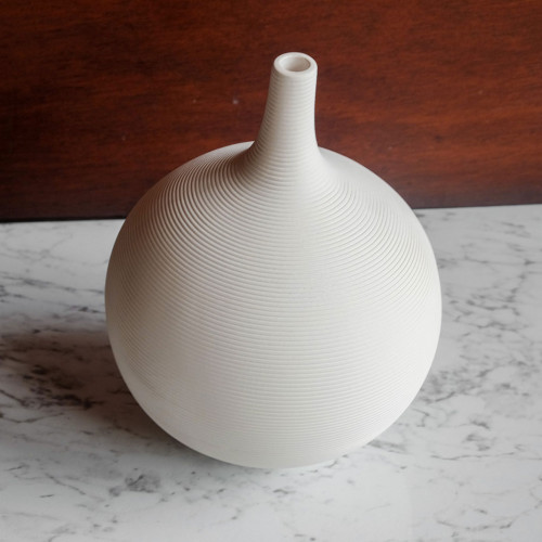 Tranquil White Decorative Vase 4