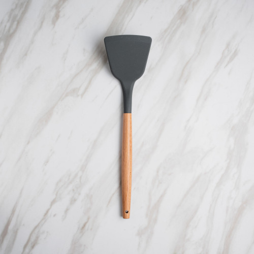 Woody Black Silicone Kitchen Utensil Set 7