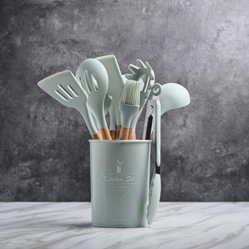 Pistachio Green Kitchen Utensil Set