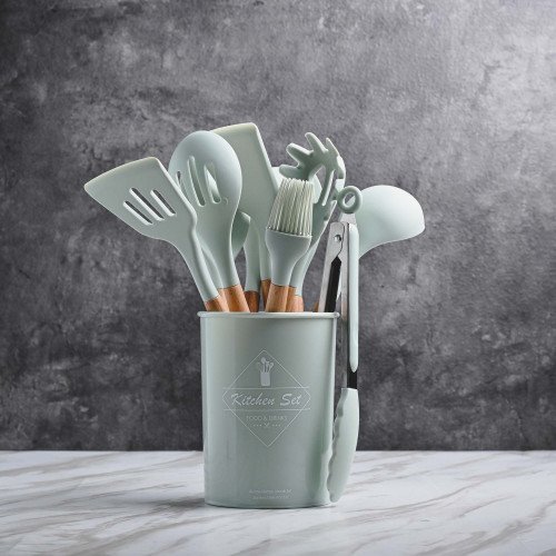 Pistachio Green Kitchen Utensil Set