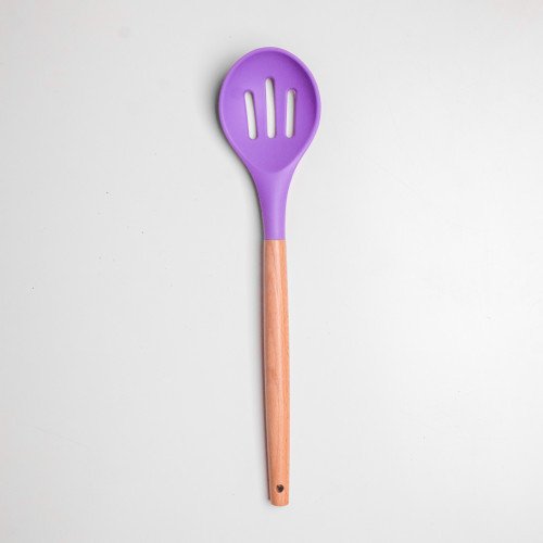 Flamboyant Purple Silicone Kitchen Utensil Set