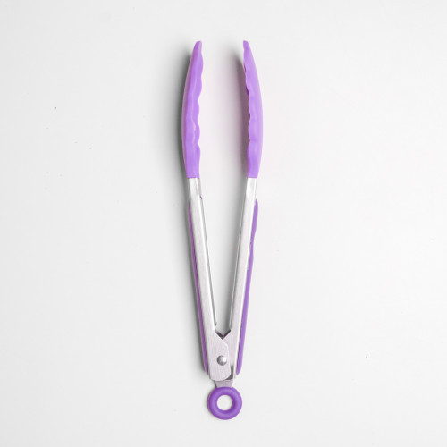 Flamboyant Purple Silicone Kitchen Utensil Set 9