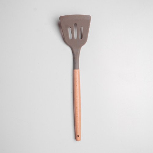 Mellow Brown Silicone Kitchen Utensil Set 3