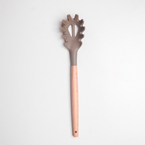 Mellow Brown Silicone Kitchen Utensil Set 5