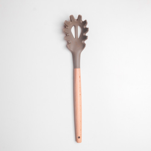 Mellow Brown Silicone Kitchen Utensil Set 5