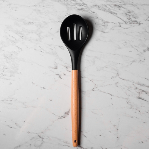 Bold Black Silicone Kitchen Utensil Set 6