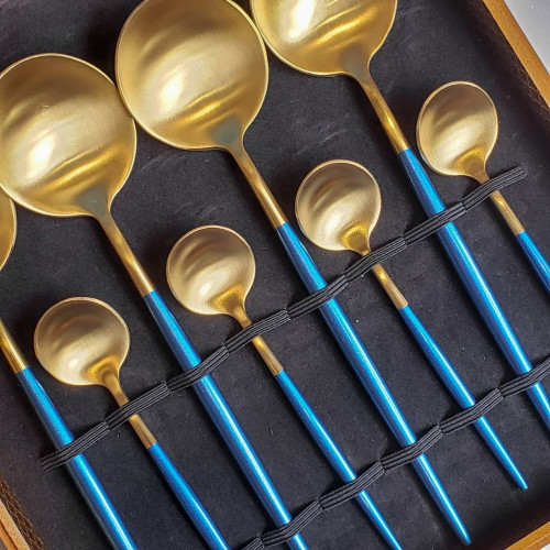 Azure Blue 16pcs Cutlery Gift Set 3