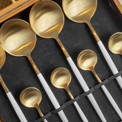 Ivory Gold 16pcs Cutlery Gift Set 3