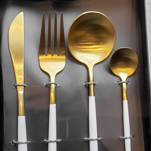 Ivory Gold 4pcs Cutlery Gift Set 2