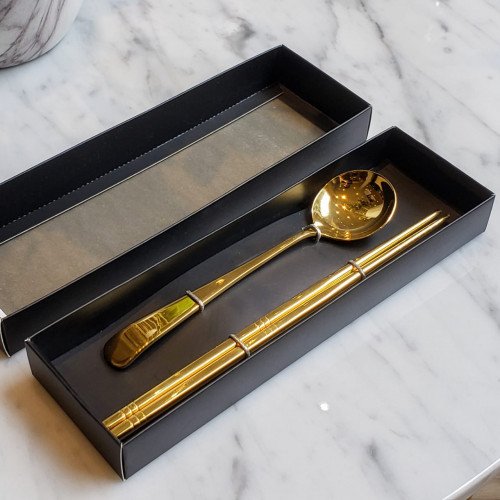 Royal Gold 2pcs Cutlery Gift Set