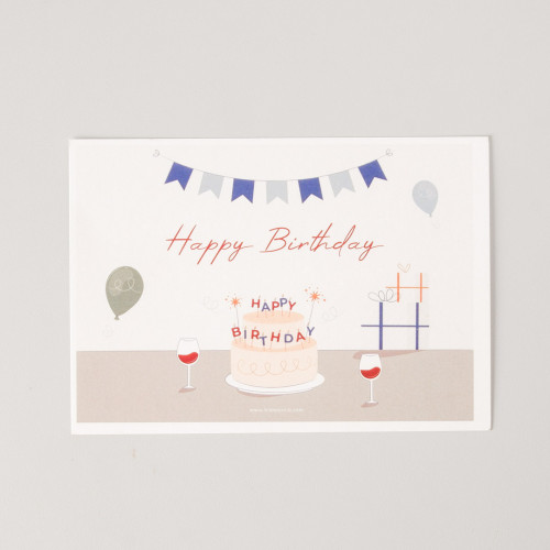 Happy Birthday Greeting Card