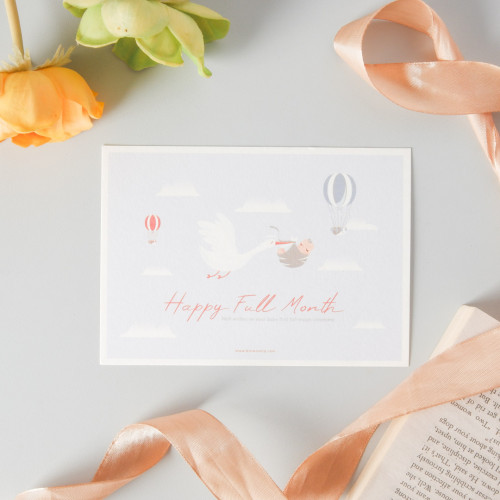 Baby Full Month Greeting Card 4