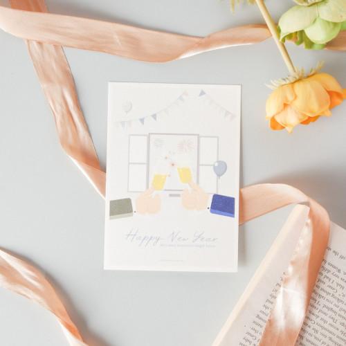 Happy New Year Greeting Card 2